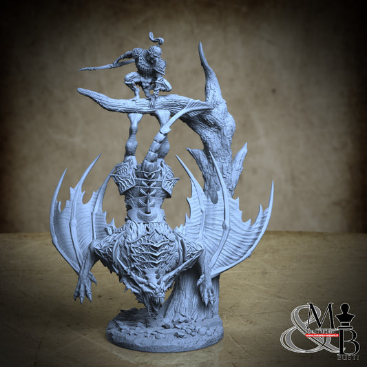 Dire Bat Riders - Pose 04