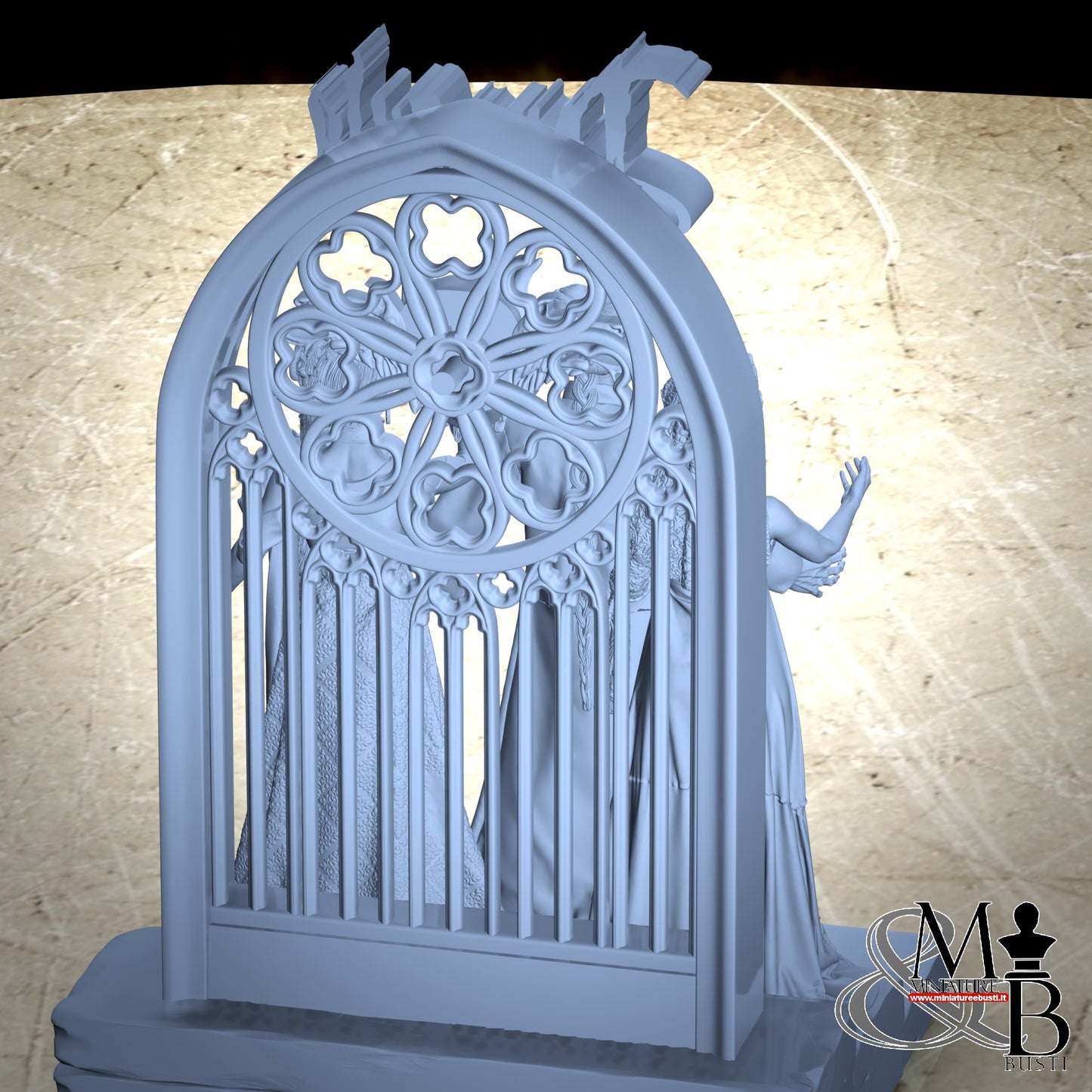Dracula and brides - Diorama with base