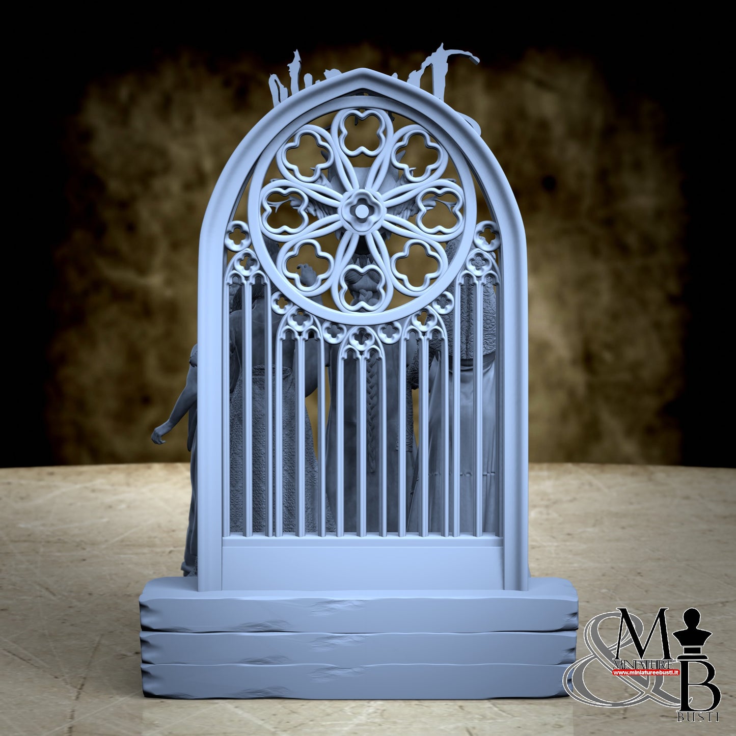 Dracula and brides - Diorama with base