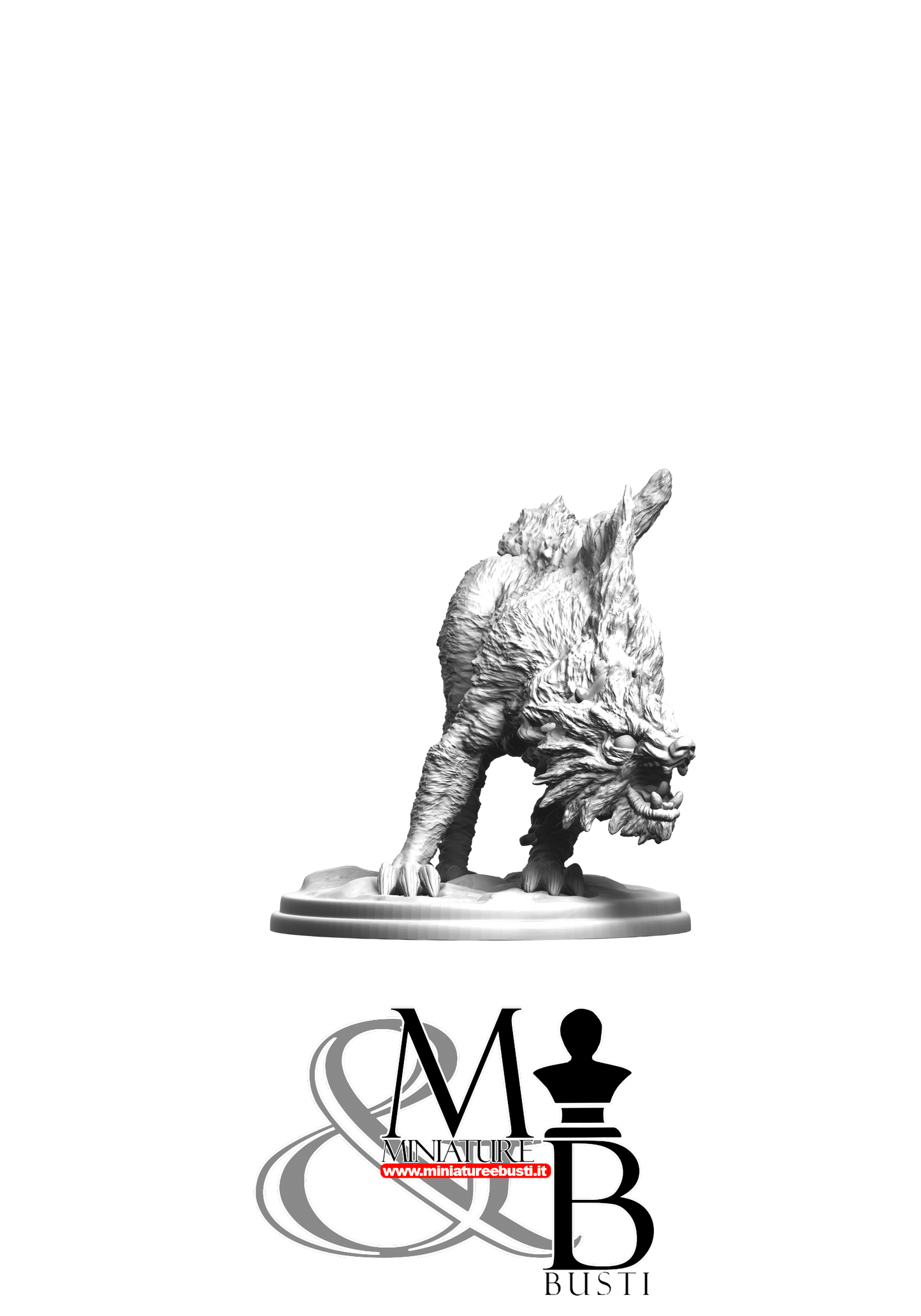 Druutha the orc huntress - Wolf