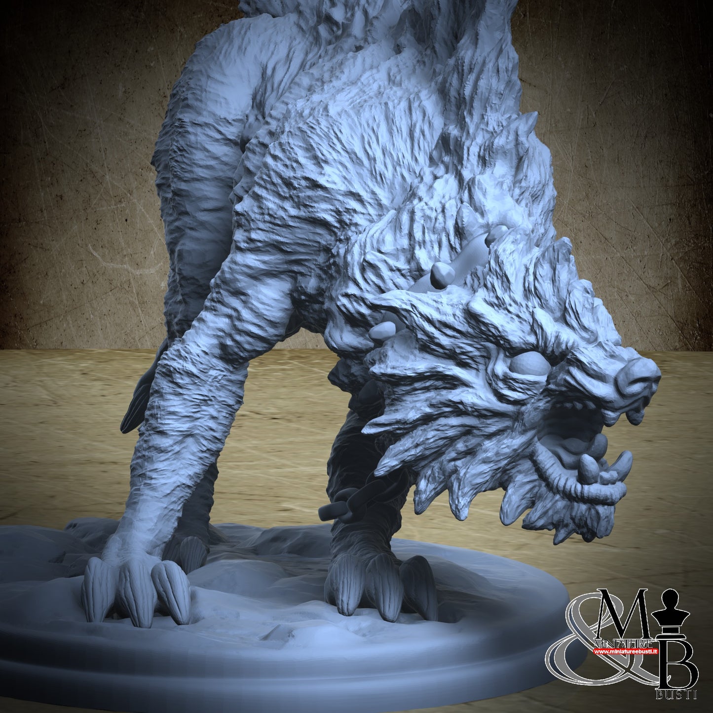 Druutha the orc huntress - Wolf