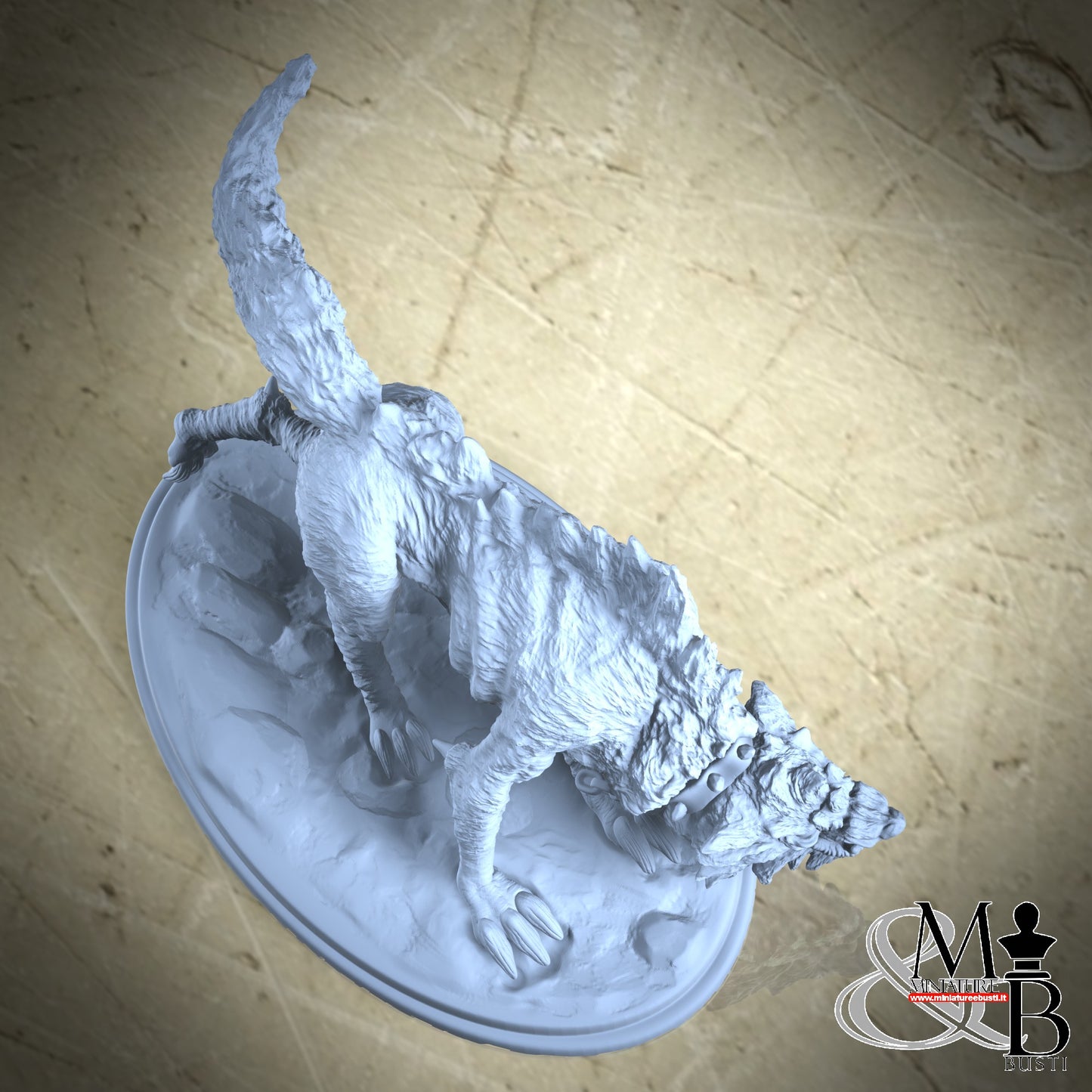Druutha the orc huntress - Wolf