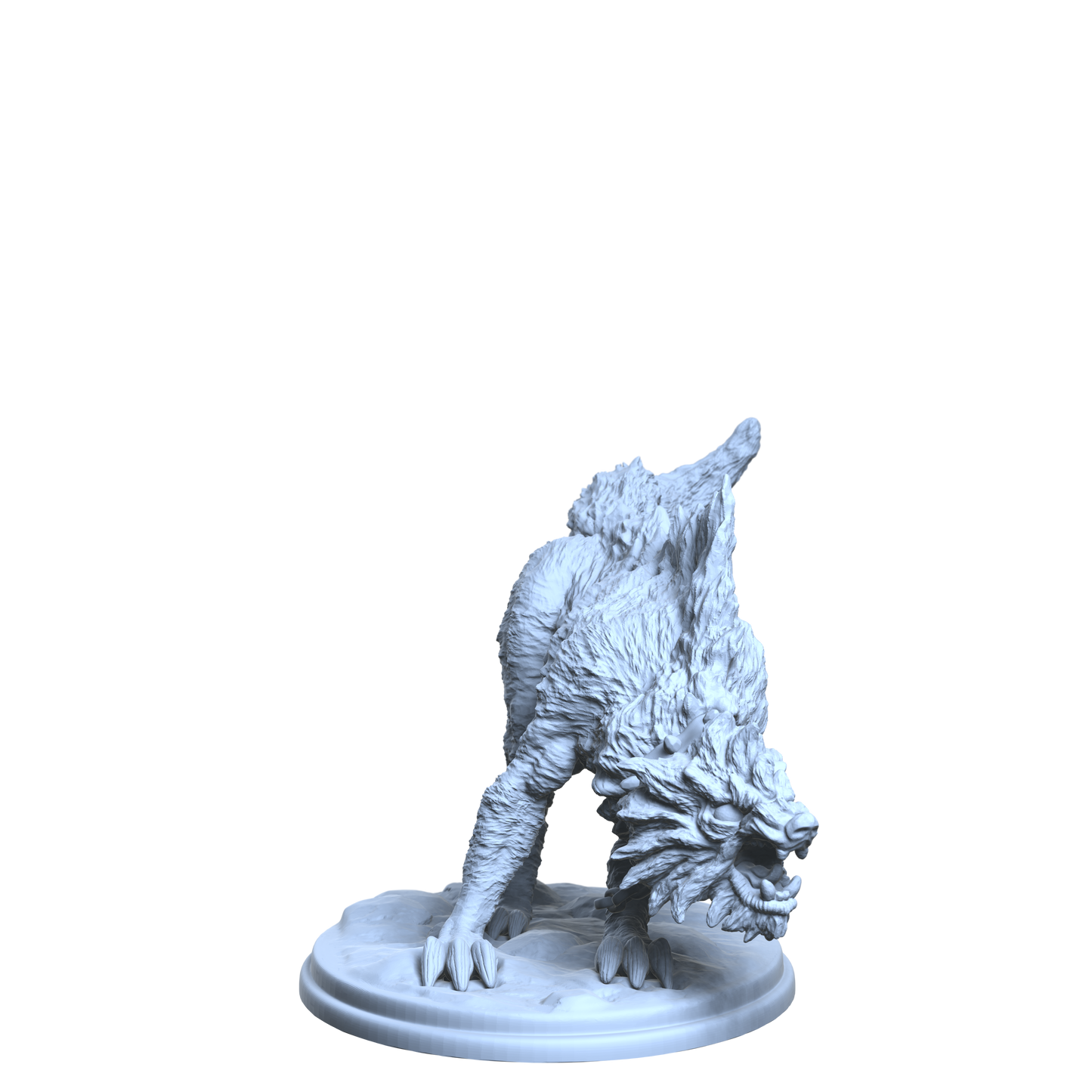 Druutha the orc huntress - Wolf