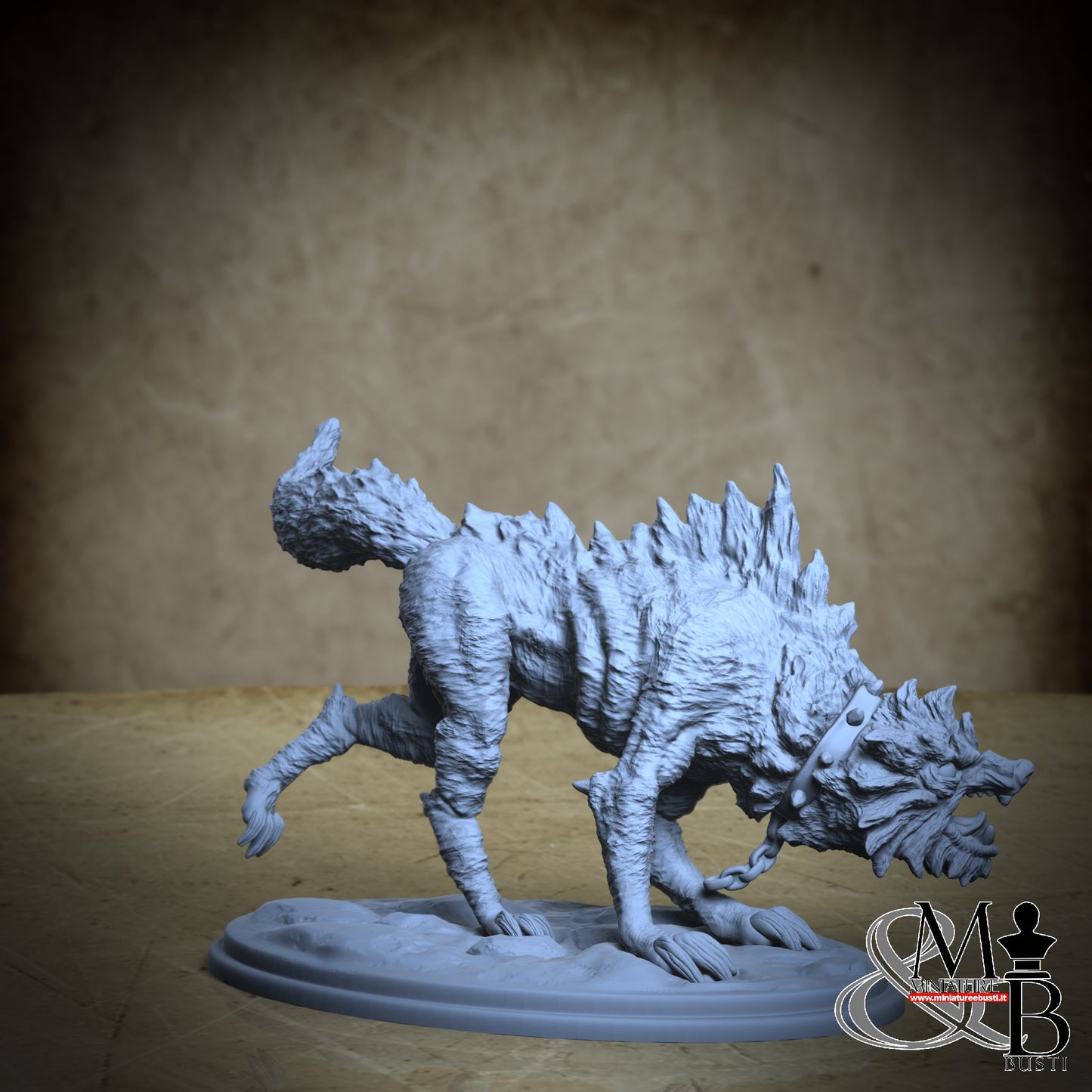 Druutha the orc huntress - Wolf