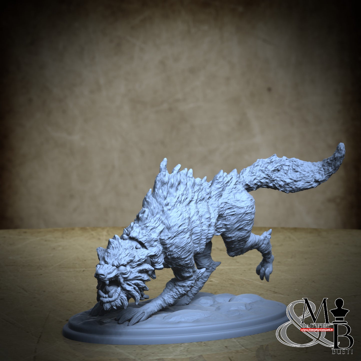 Druutha the orc huntress - Wolf