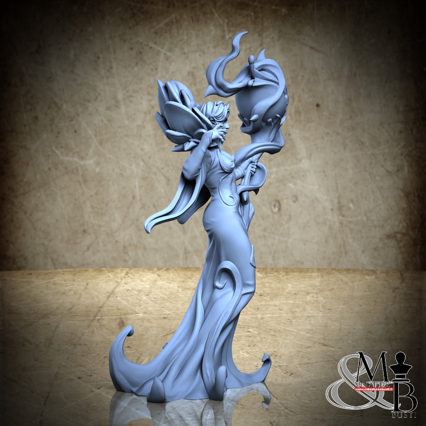 Eternal bloom - With a staff