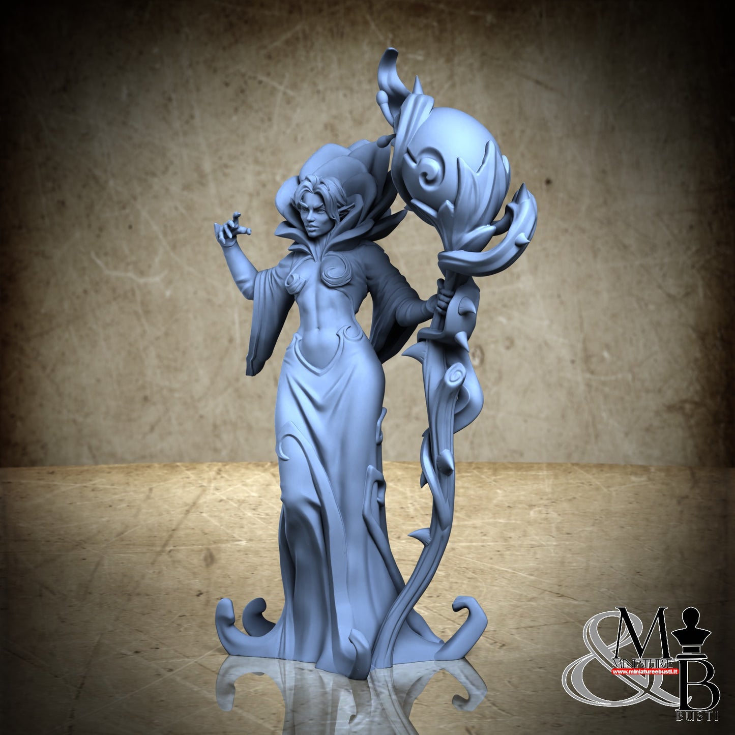 Eternal bloom - With a staff