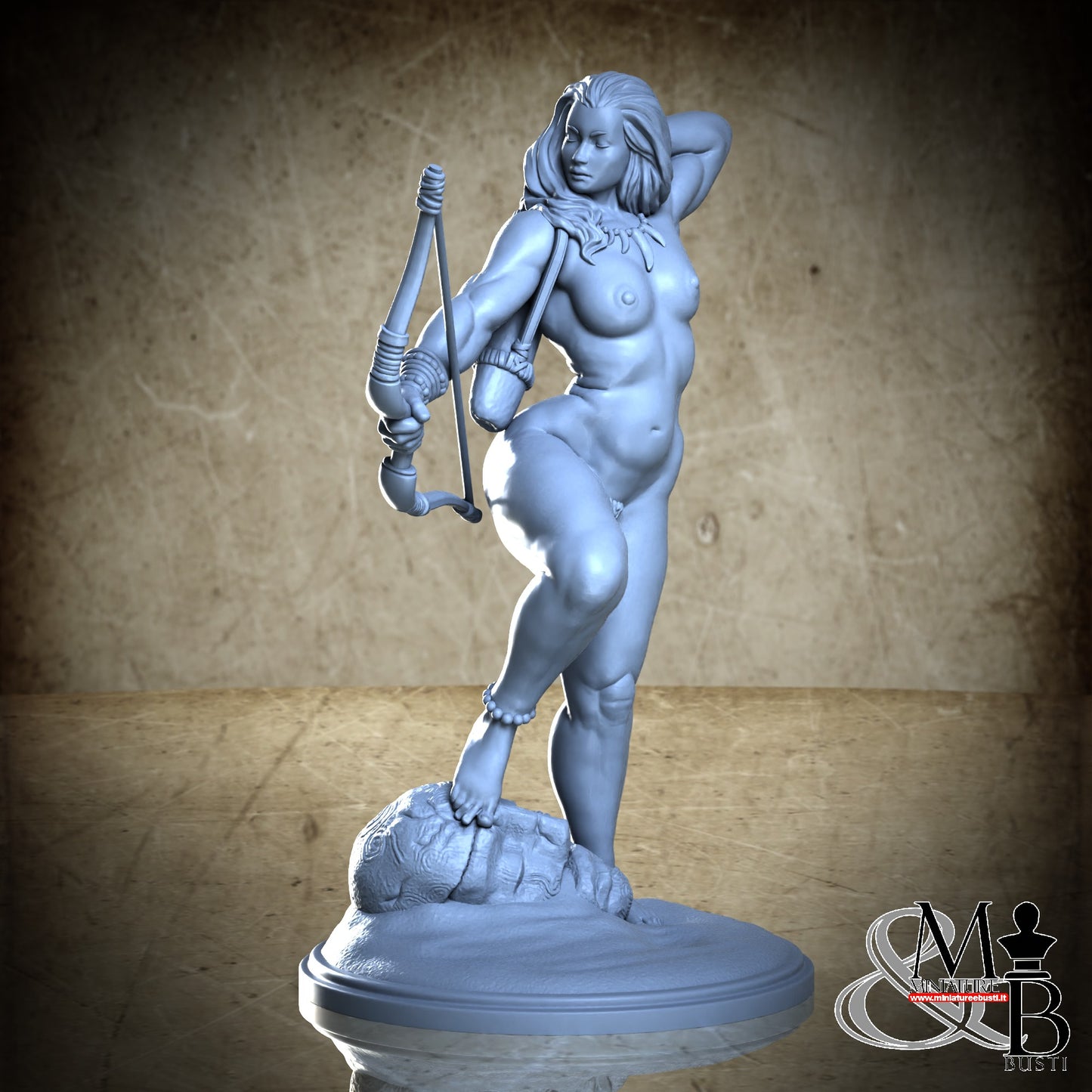 Flavia - The archer - Naked