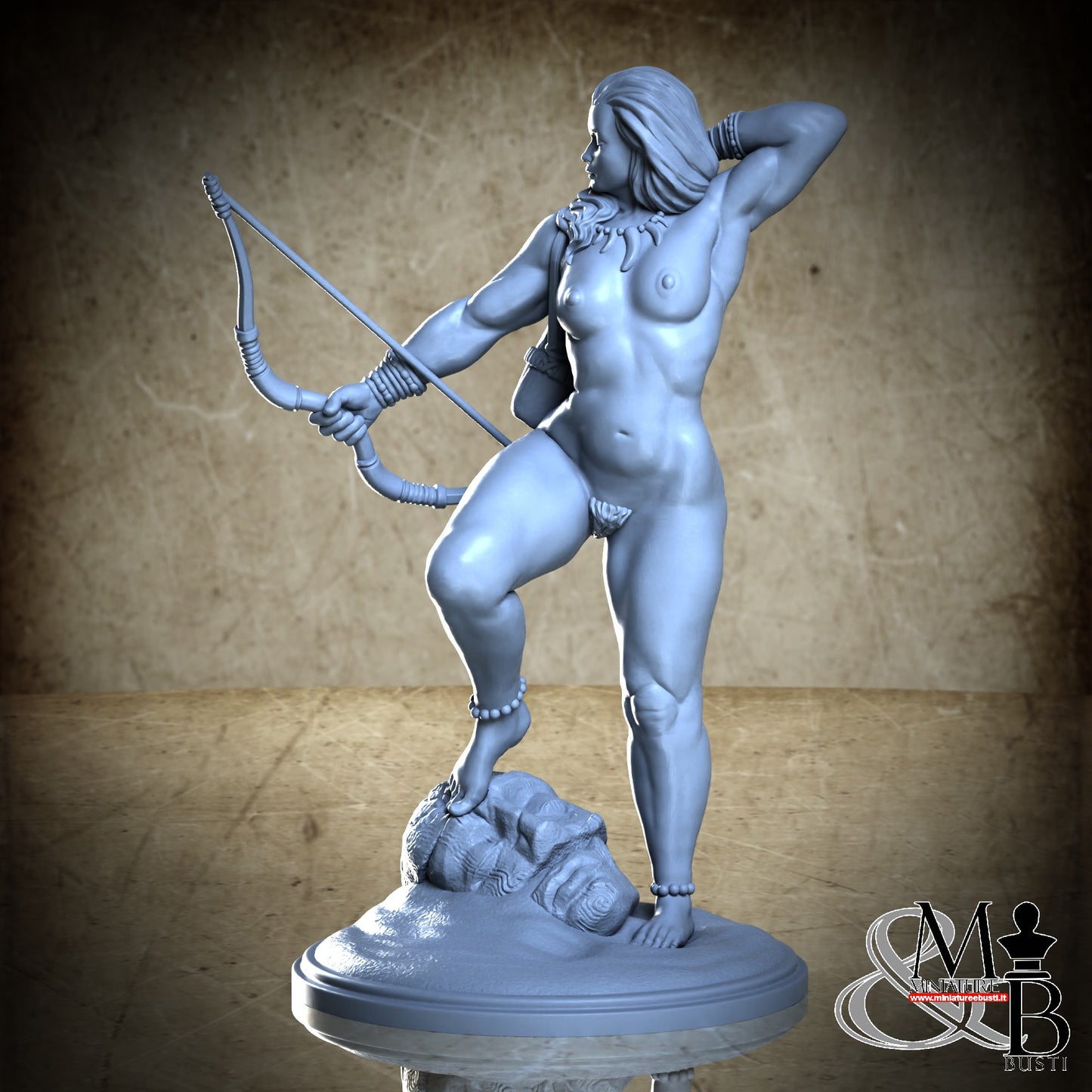 Flavia - The archer - Naked