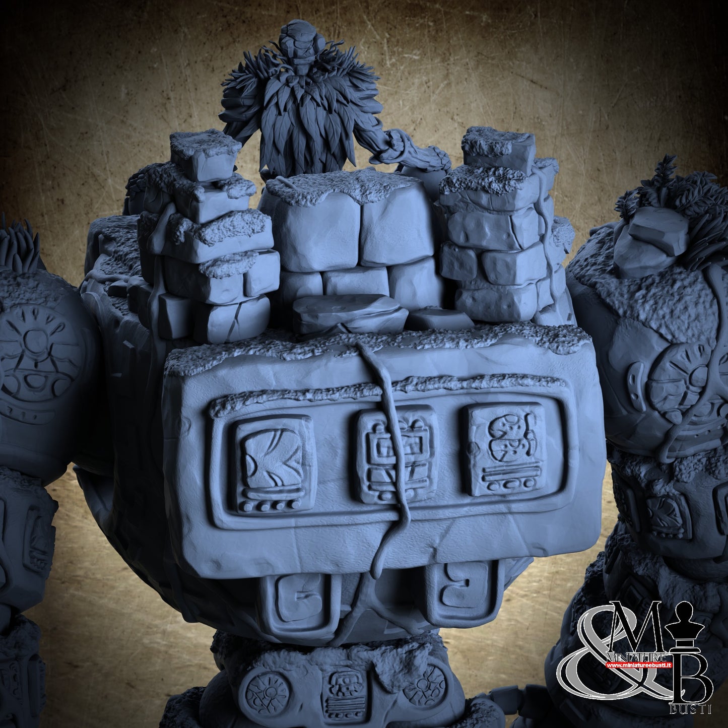 Wajan The Rooted (Earth Elemental) and The Landslide (Earth Golem)