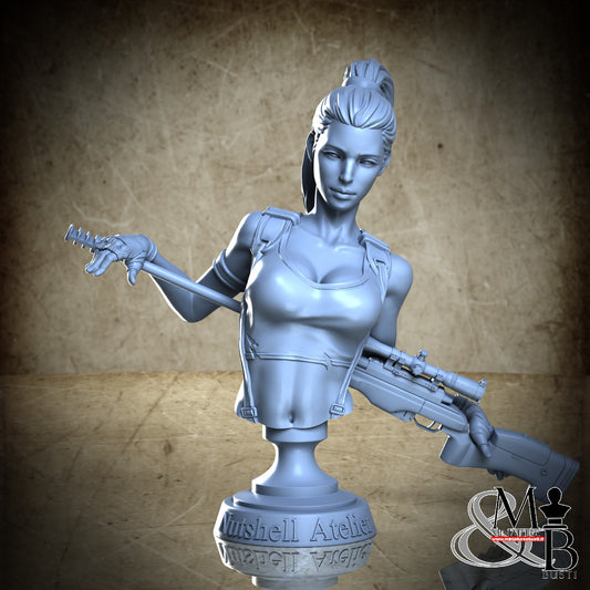 Gun Assassin Bust - Gun Clothed