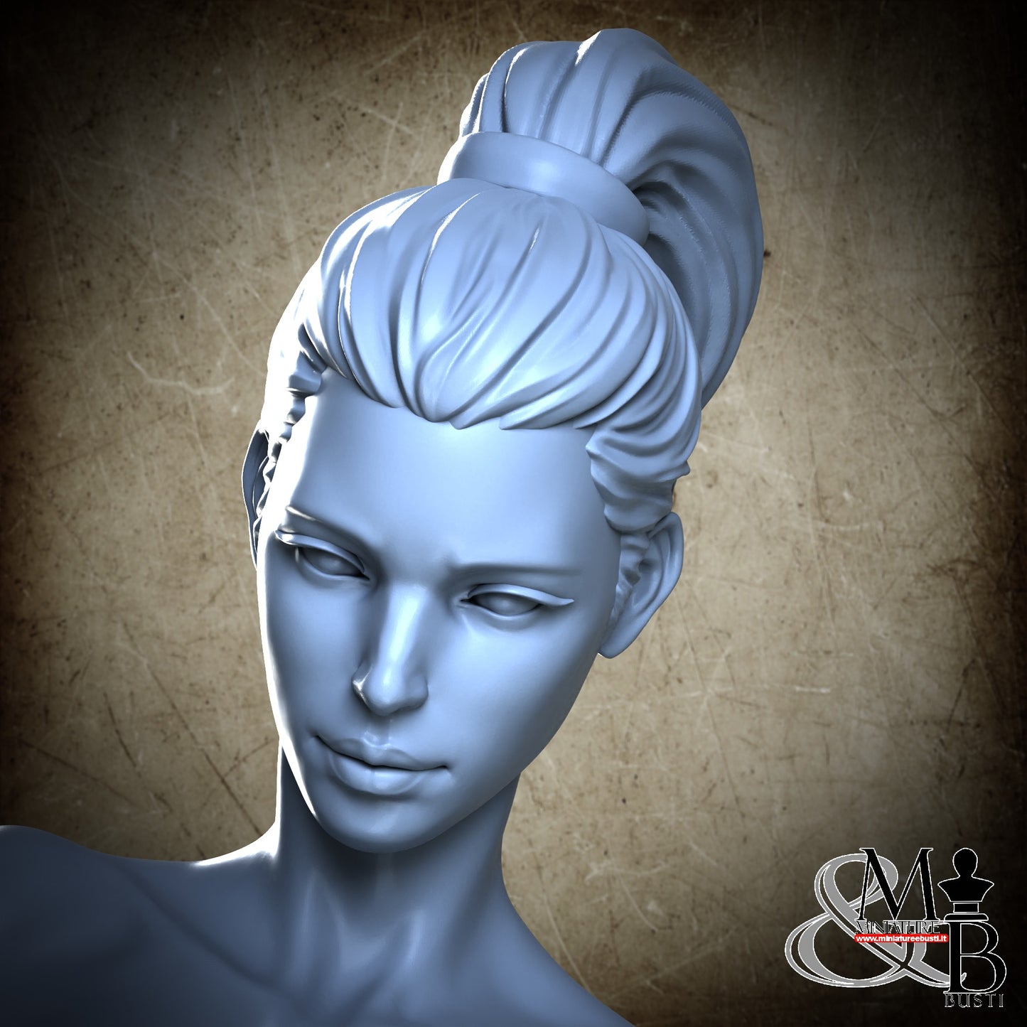 Gun Assassin Bust - Gun Nude