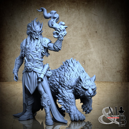 Haldor and his sabre-toothed tiger Frostfang