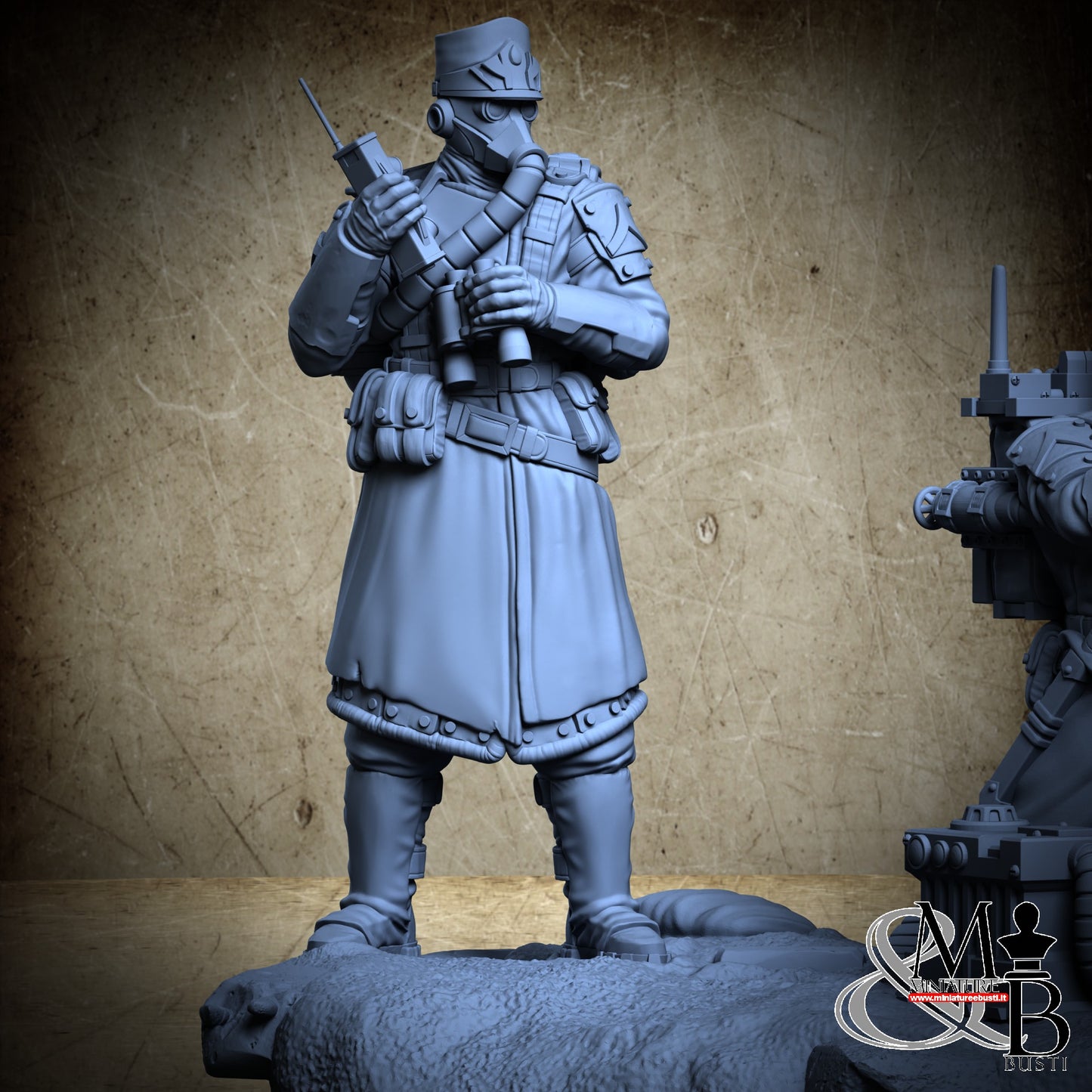 Morior Heavy Infantry - Lasercoil Gun Standup Spotter