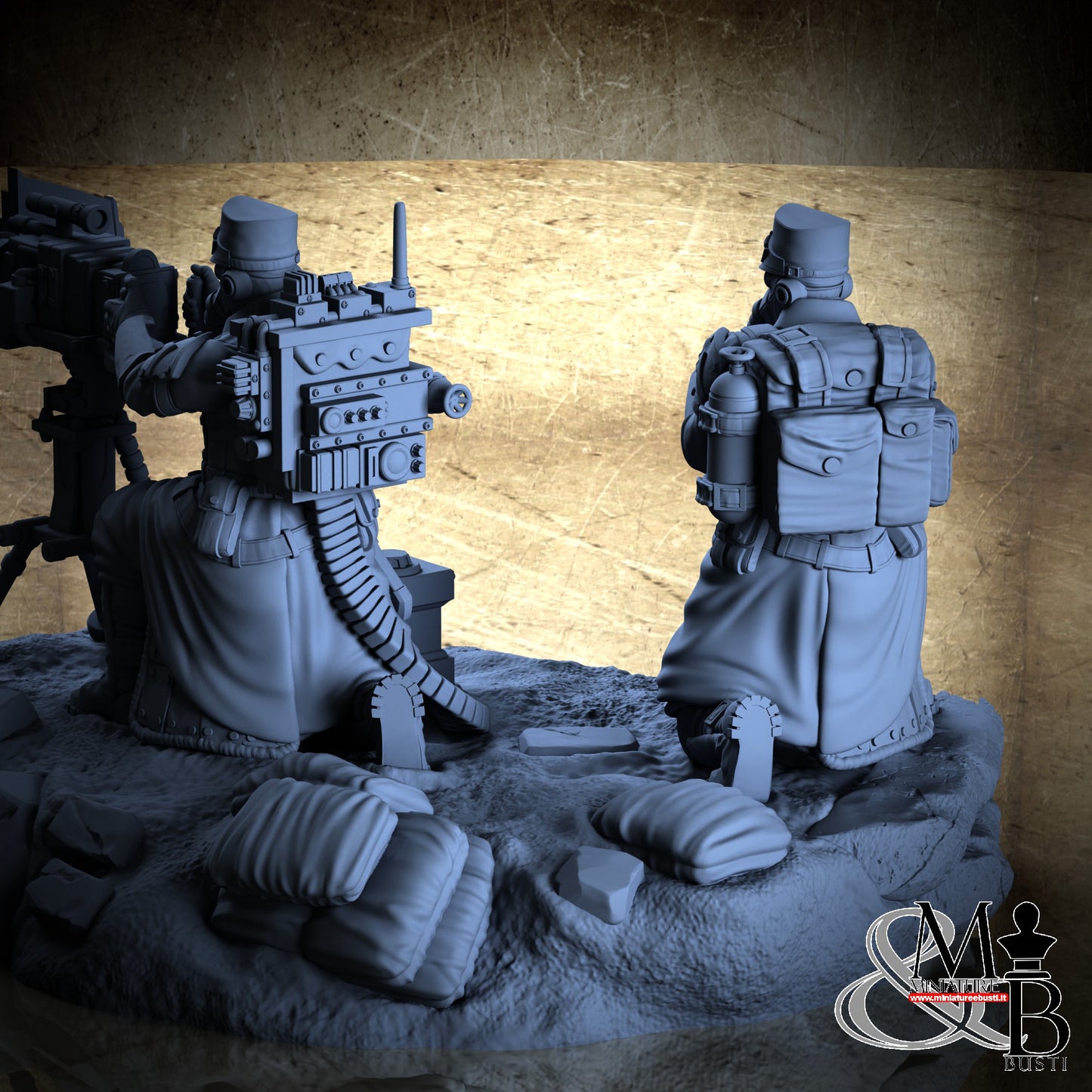 Morior Heavy Infantry - Plasma gun Crounched Spotter
