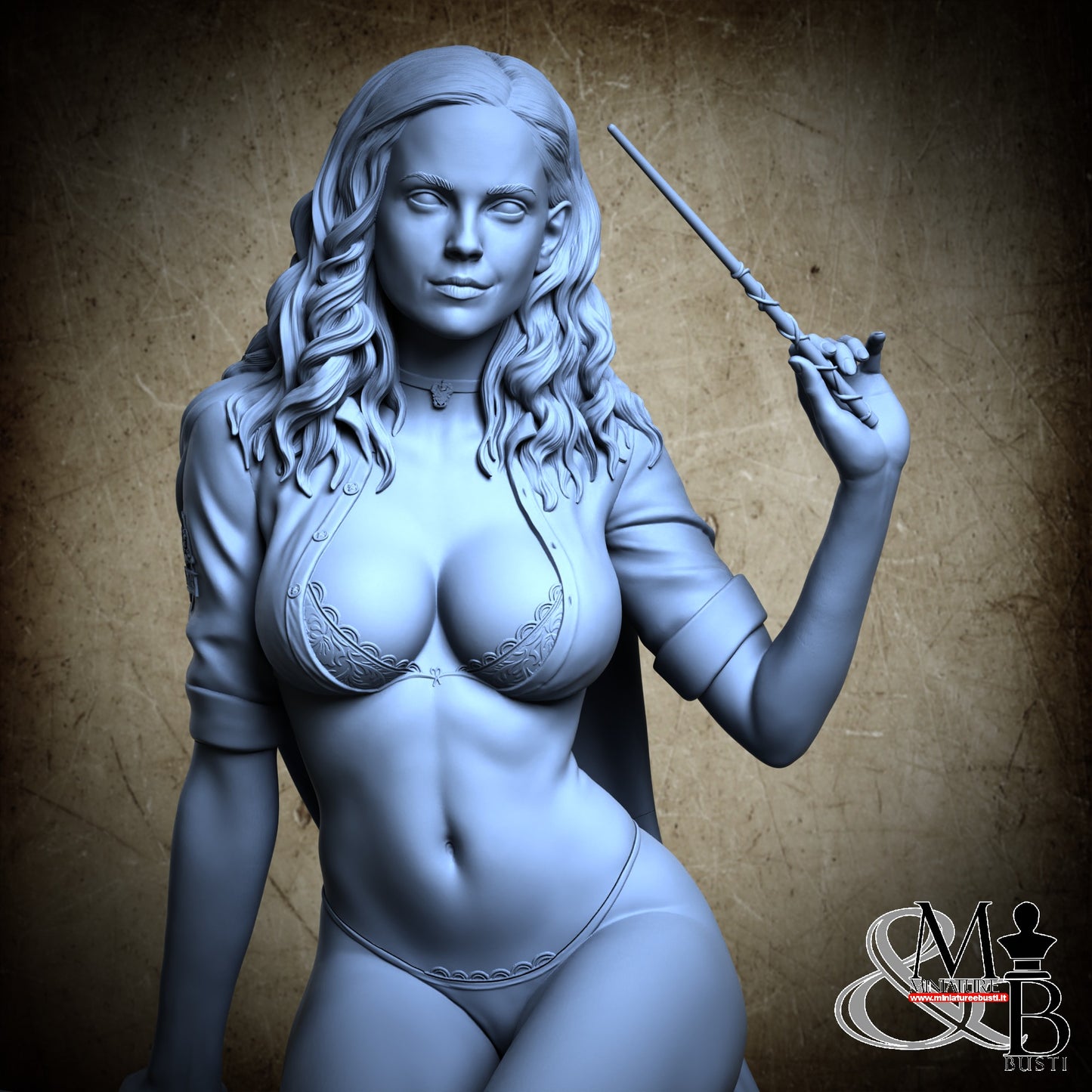Adult Witch with broom (25 years) - SFW