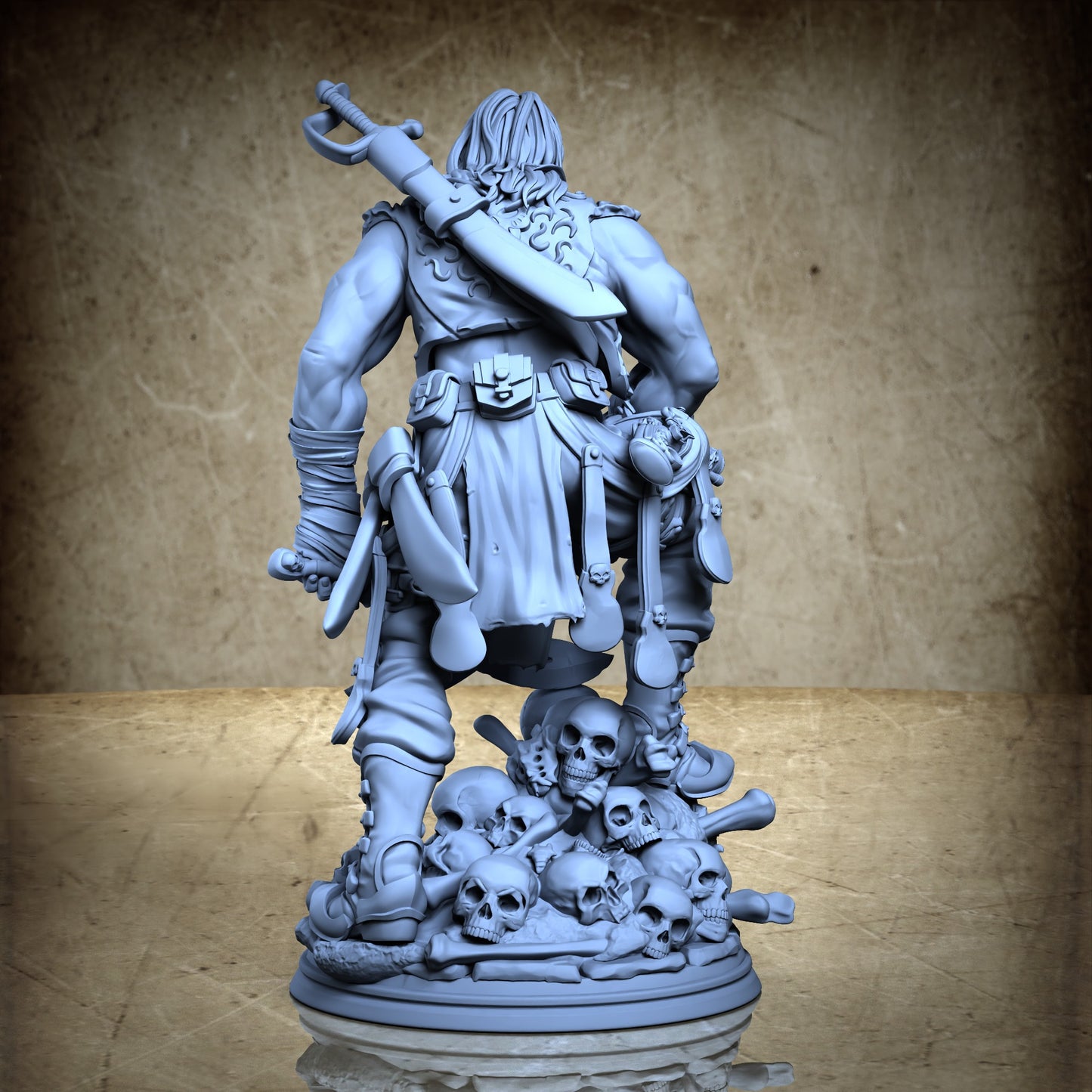 Ignacio the blade - Face without skull paintings