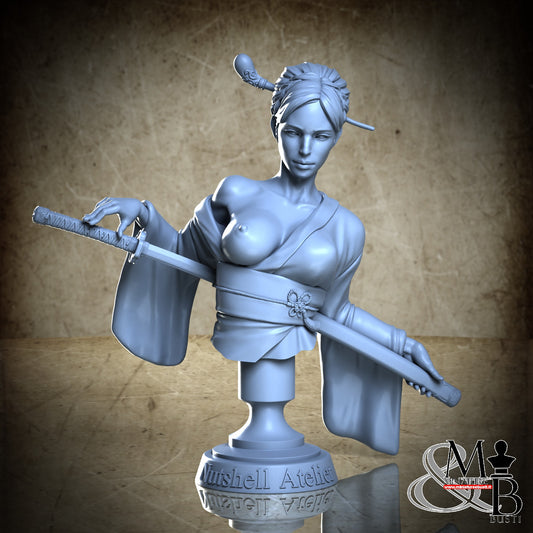 Katana Assassin bust - Katana Clothed NSFW