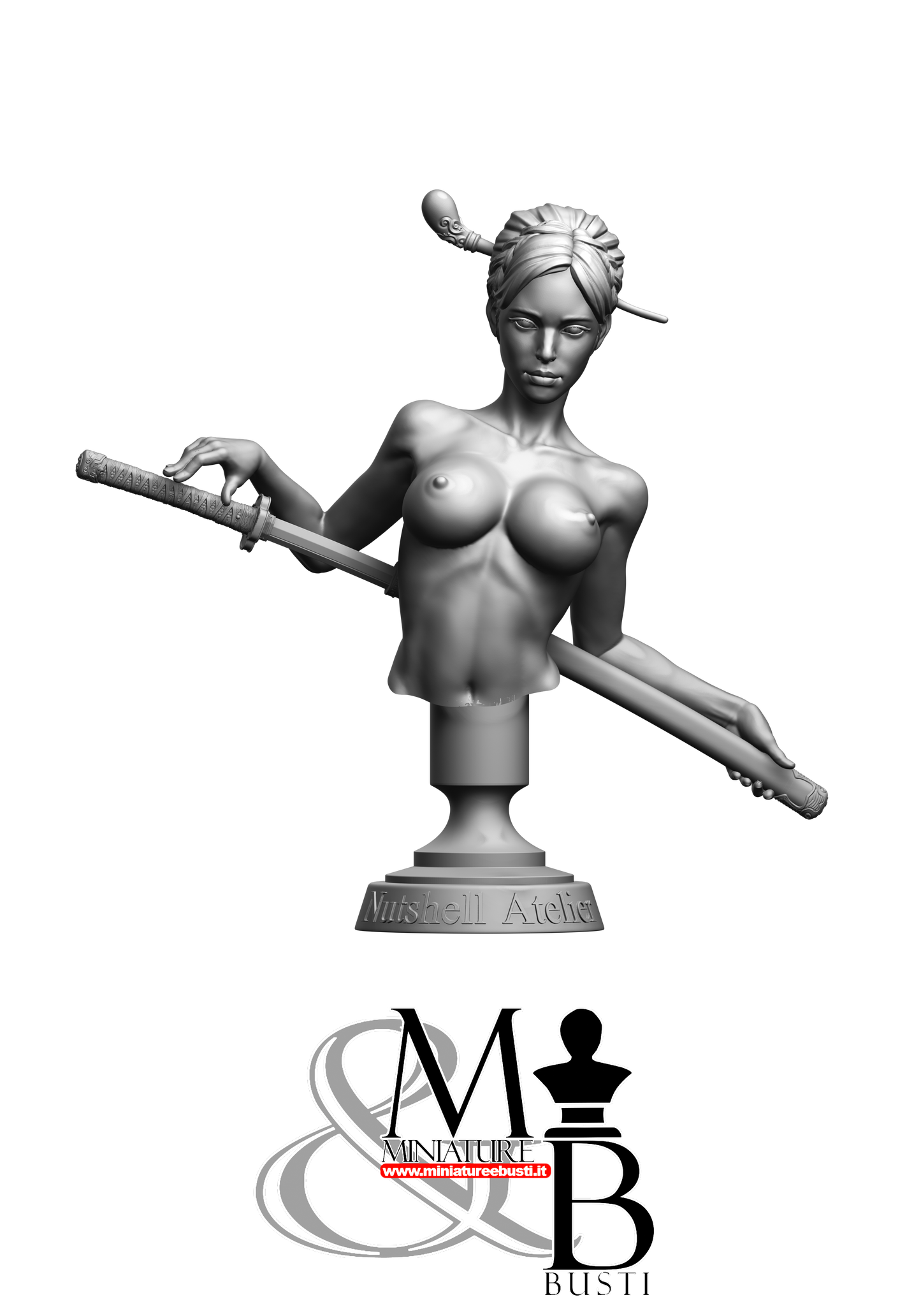 Katana Assassin bust - Katana Nude