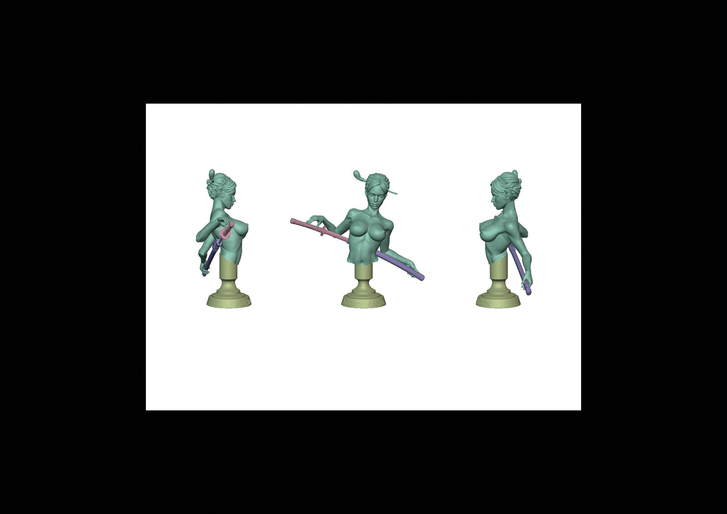 Katana Assassin bust - Katana Nude