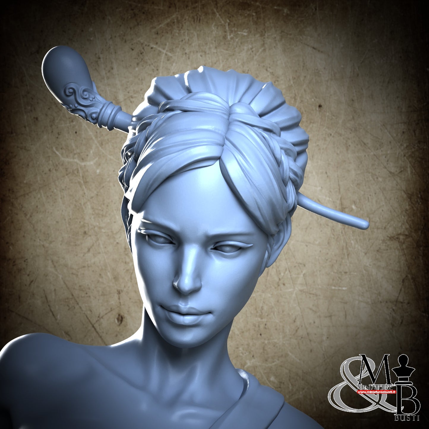 Katana Assassin bust - Katana Ripped Kimono