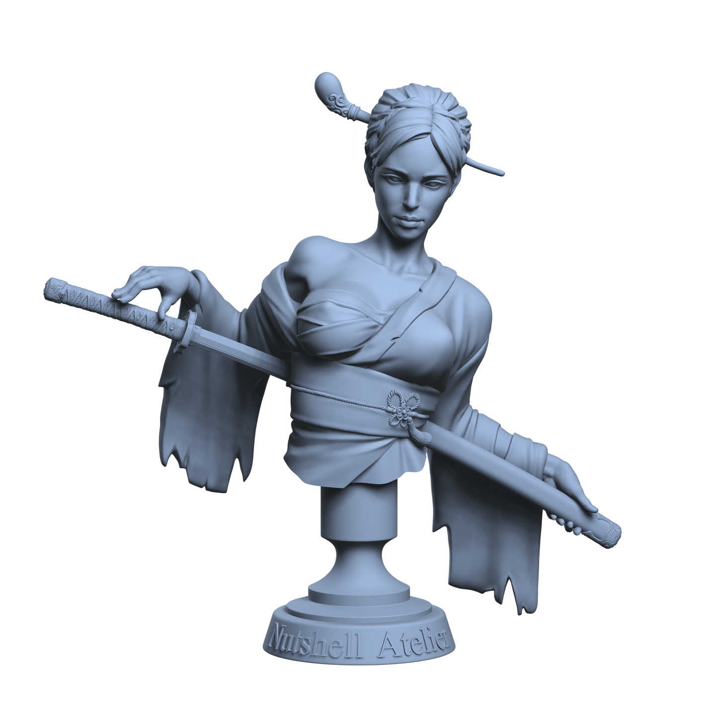 Katana Assassin bust - Katana Ripped Kimono