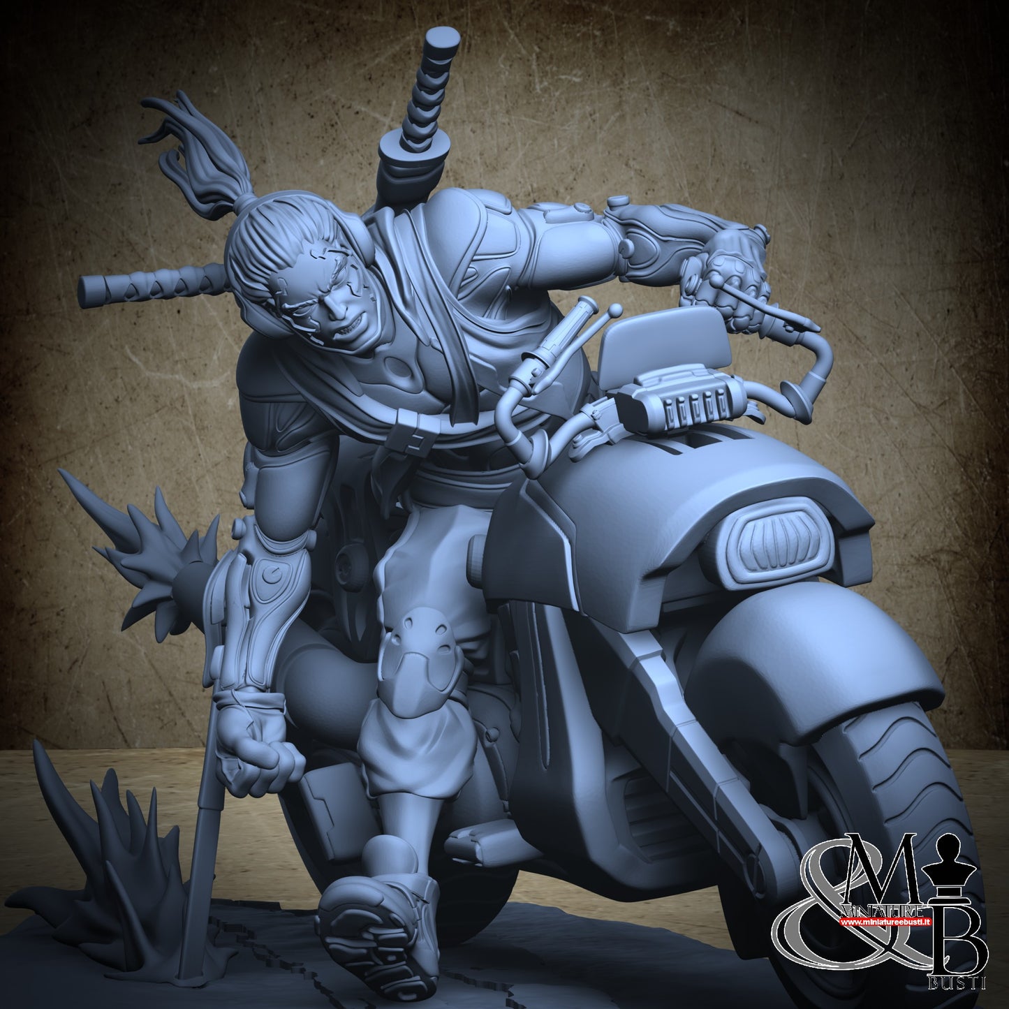 Mantis Takeshi biker - Base Model