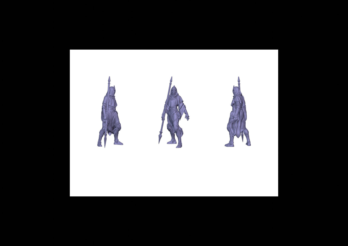 Marquise’s guards - Pose 5 (Spear)
