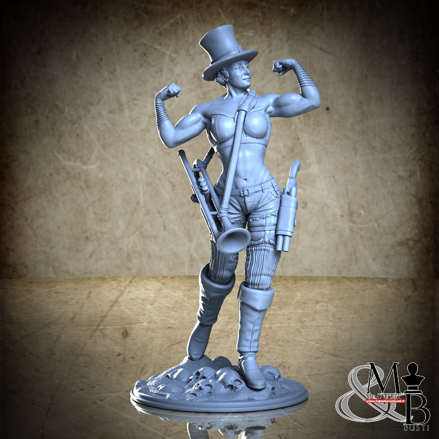 Niobe the trumpeter