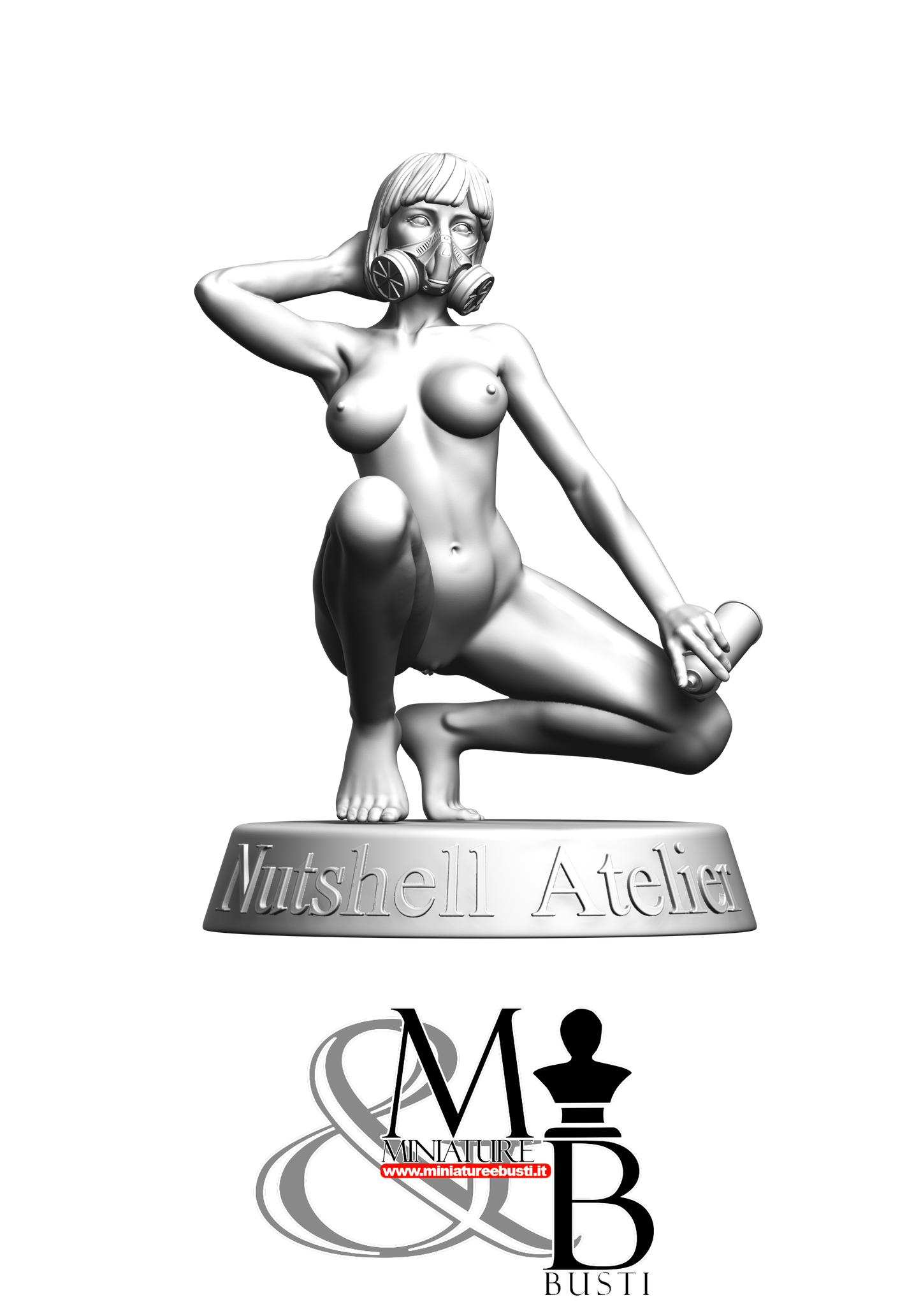 Graffiti Girl - Naked with mask
