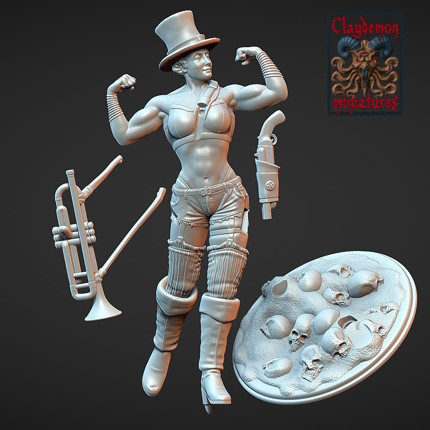 Niobe the trumpeter