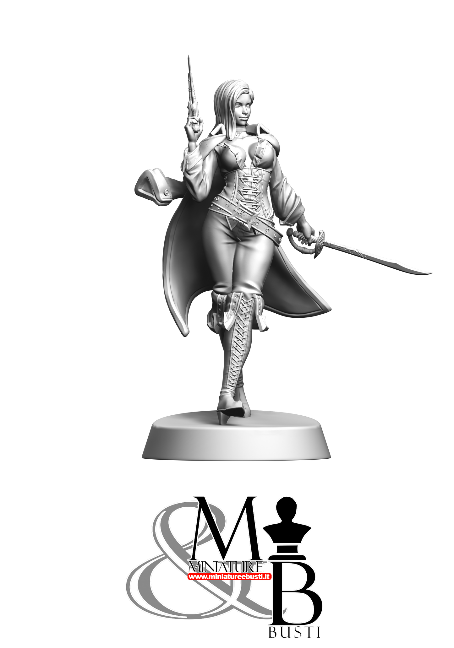 Pirate with coat - Base Model