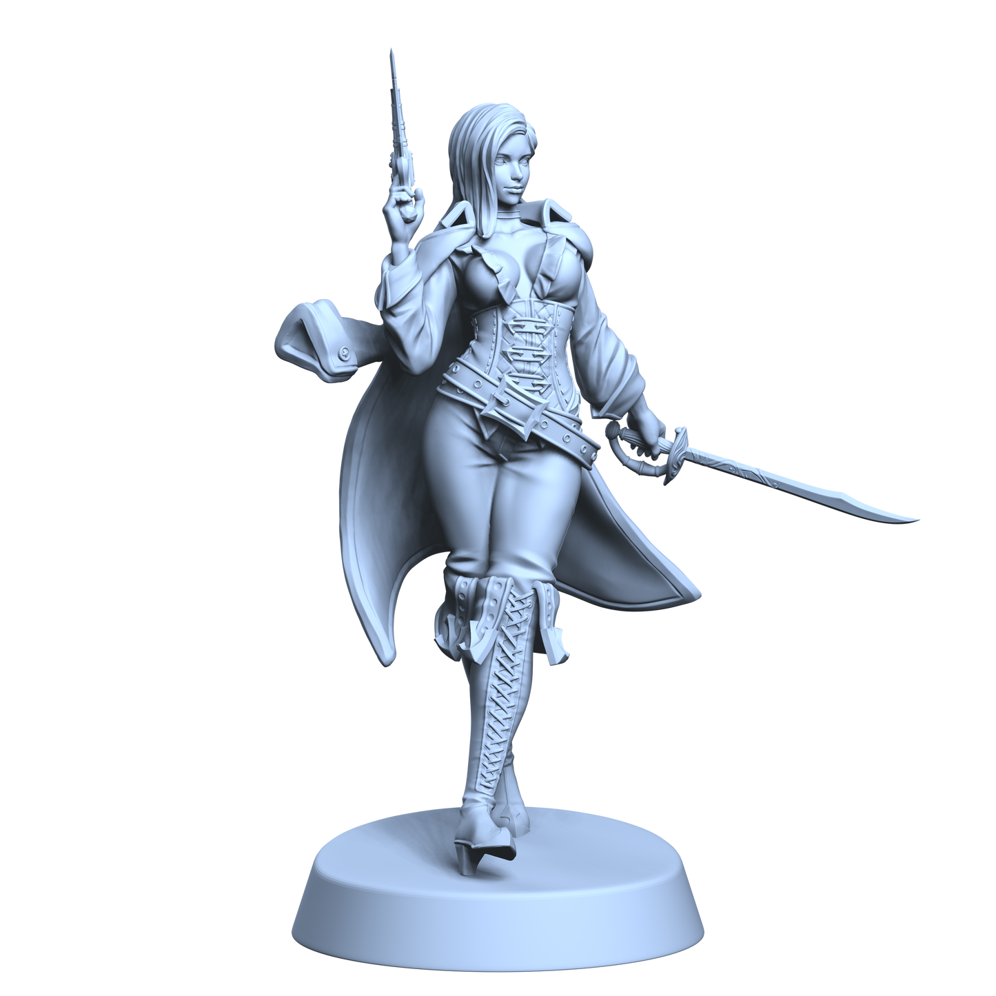 Pirate with coat - Base Model