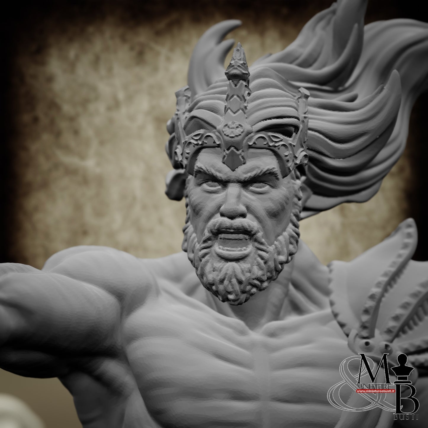 Poseidon - Poseidon with transparent base
