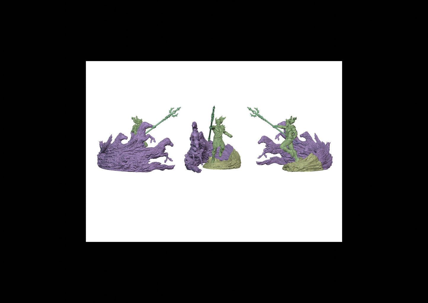 Poseidon - Poseidon with transparent base