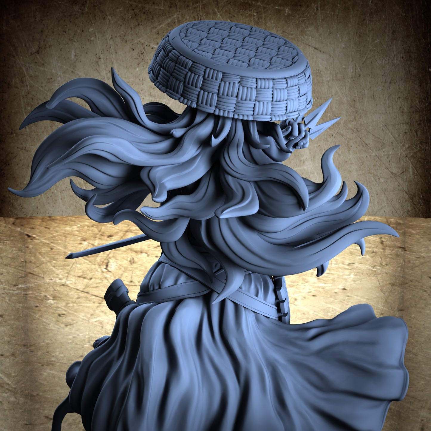 Raven Grey - Skirt and Hat