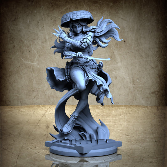 Raven Grey - Skirt and Hat