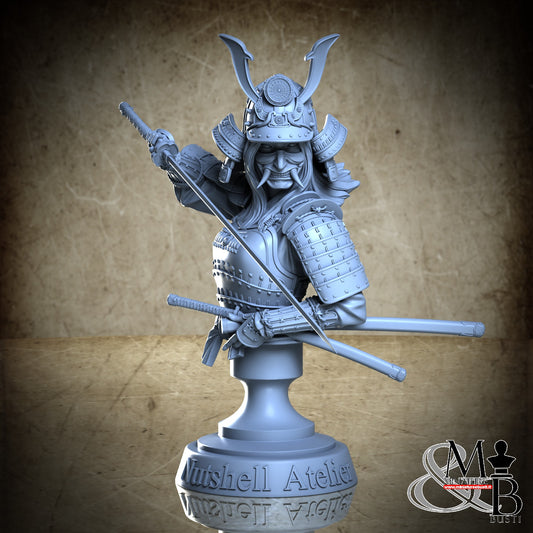 Samurai Bust - Armor