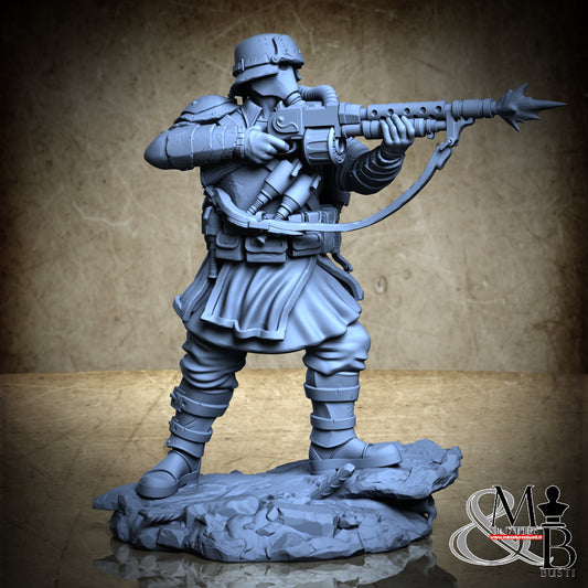 Morior Shocktrooper - Pose 1 Shooting