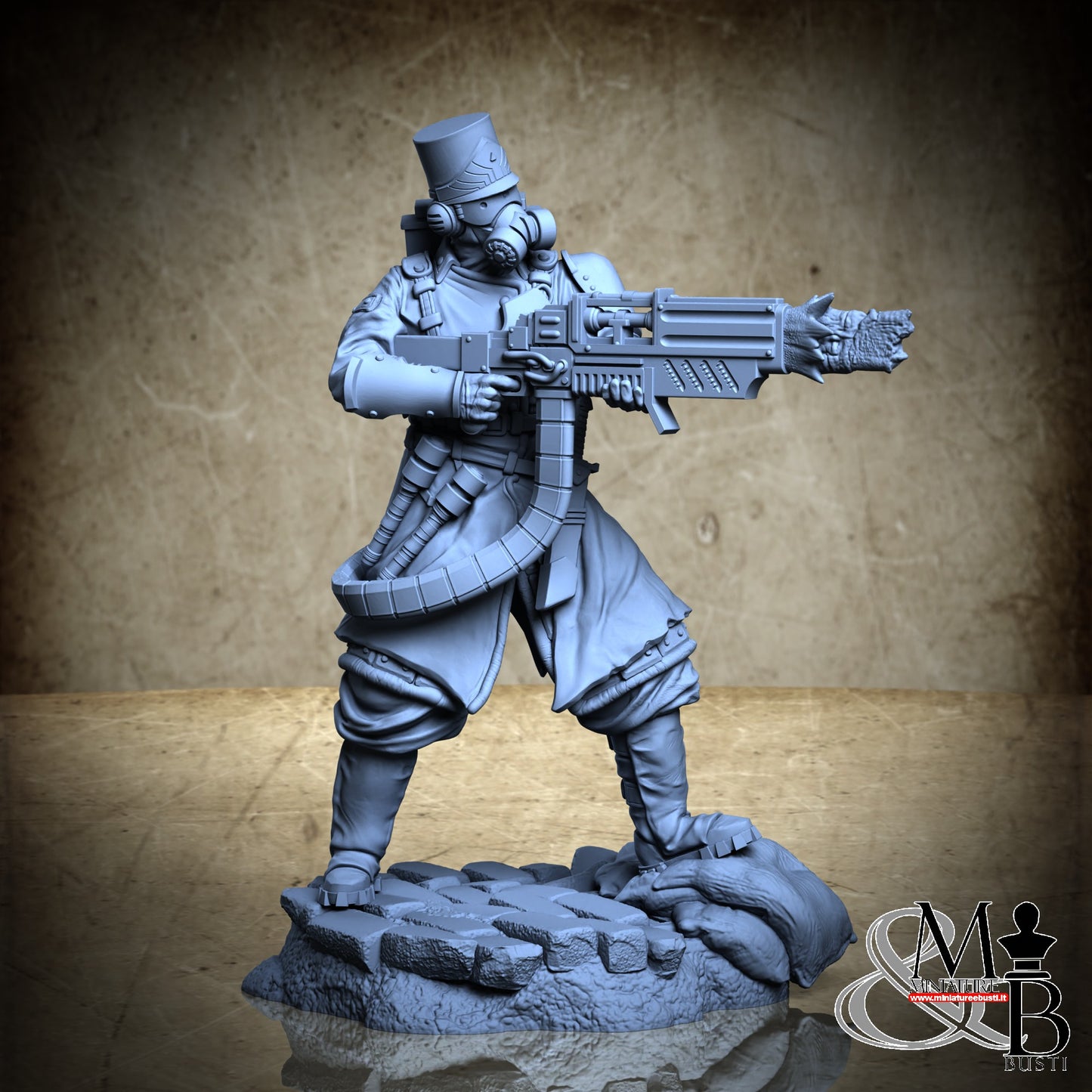 Morior Light Infantry - Plasma Shotgun Firing