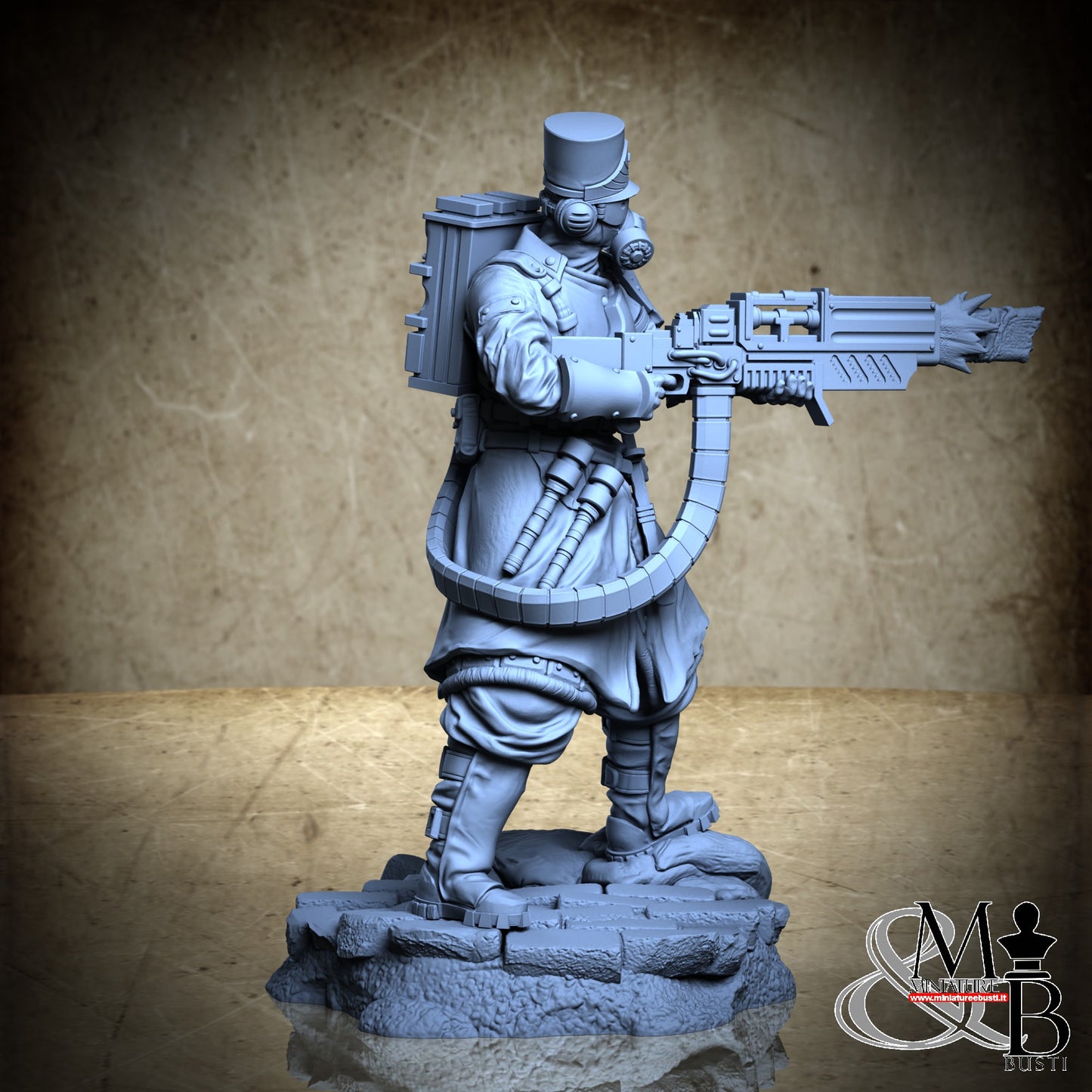 Morior Light Infantry - Plasma Shotgun Firing