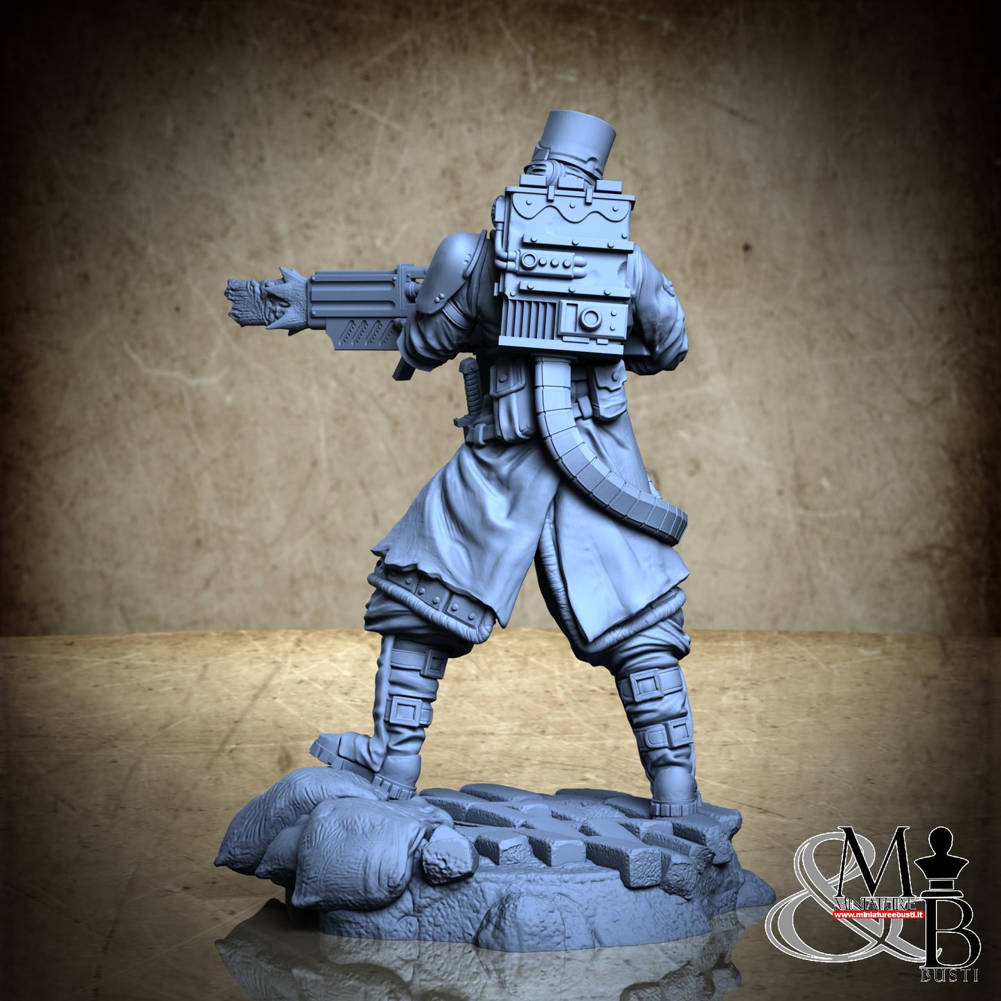 Morior Light Infantry - Plasma Shotgun Firing