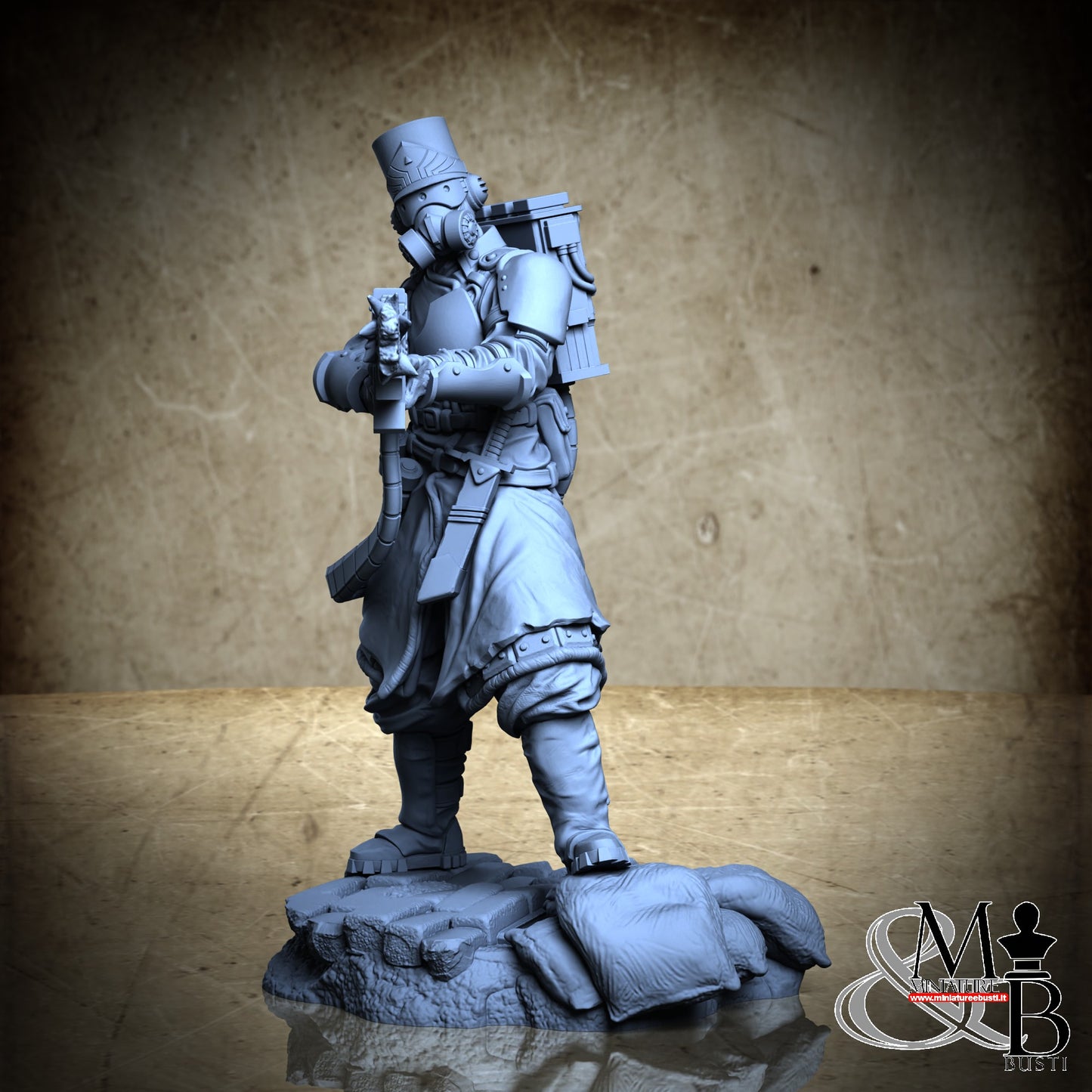 Morior Light Infantry - Plasma Shotgun Firing