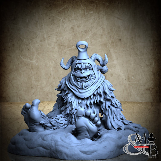 Yeti Snezhinka - Head with Ring