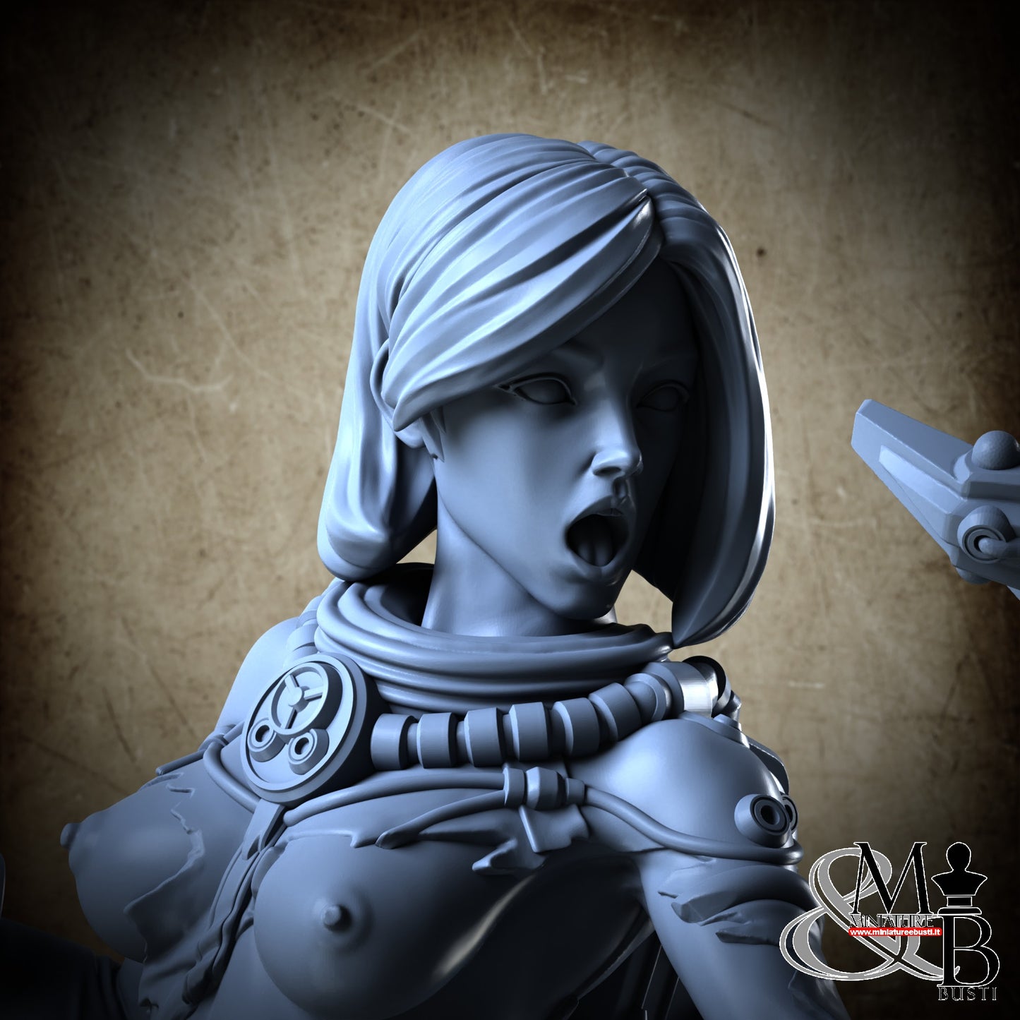 Space Girl Diorama - NSFW Torn No Helm
