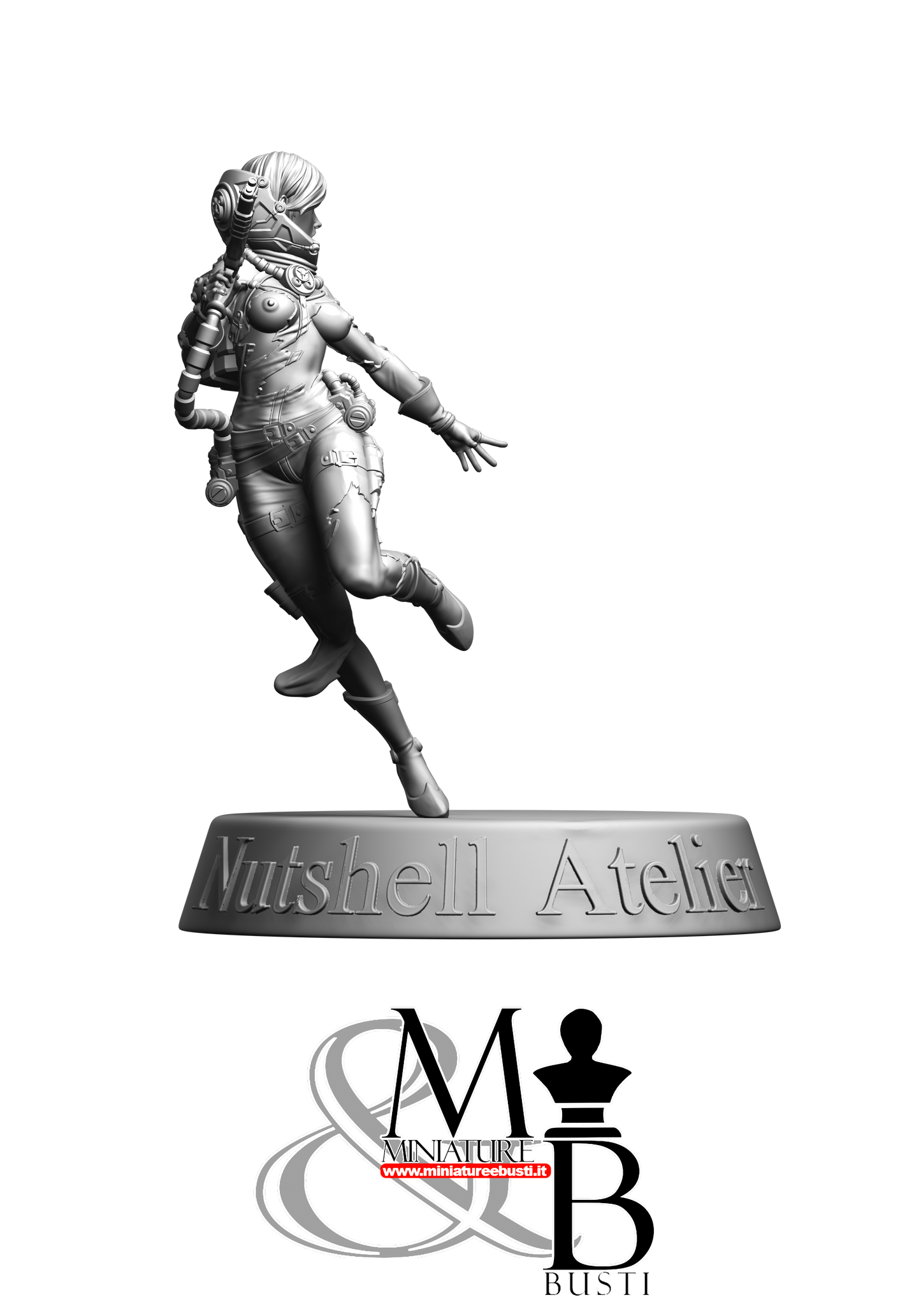 Space Girl - Torn Open Helm