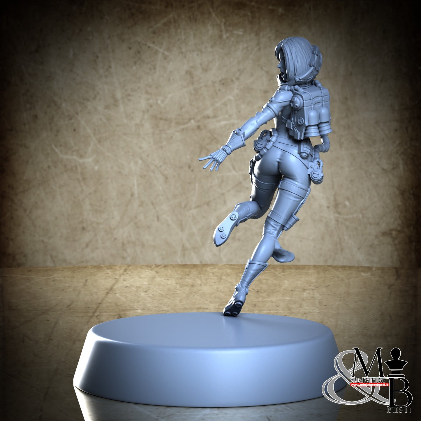 Space Girl - Torn Open Helm