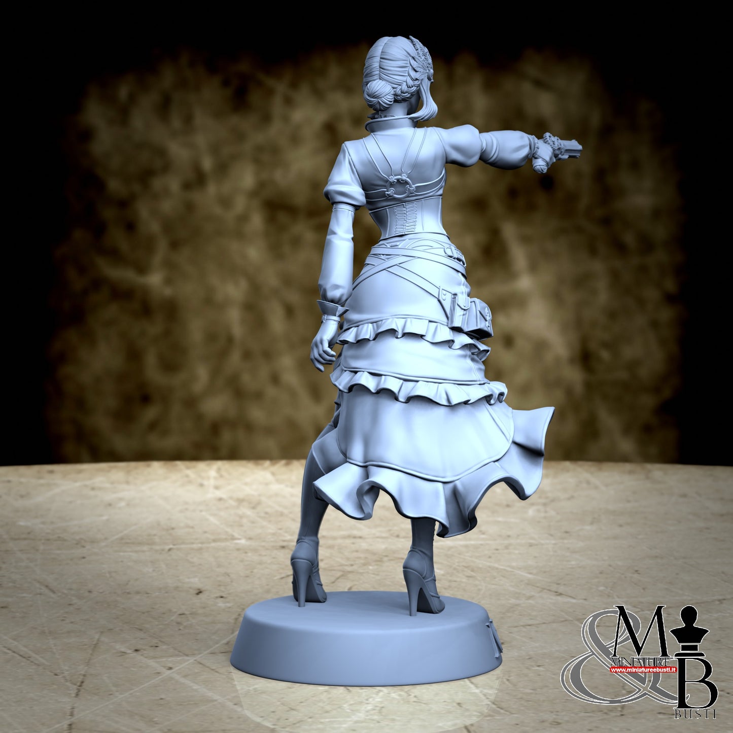 Steampunk Girl - Vestita Coppa N e spilla