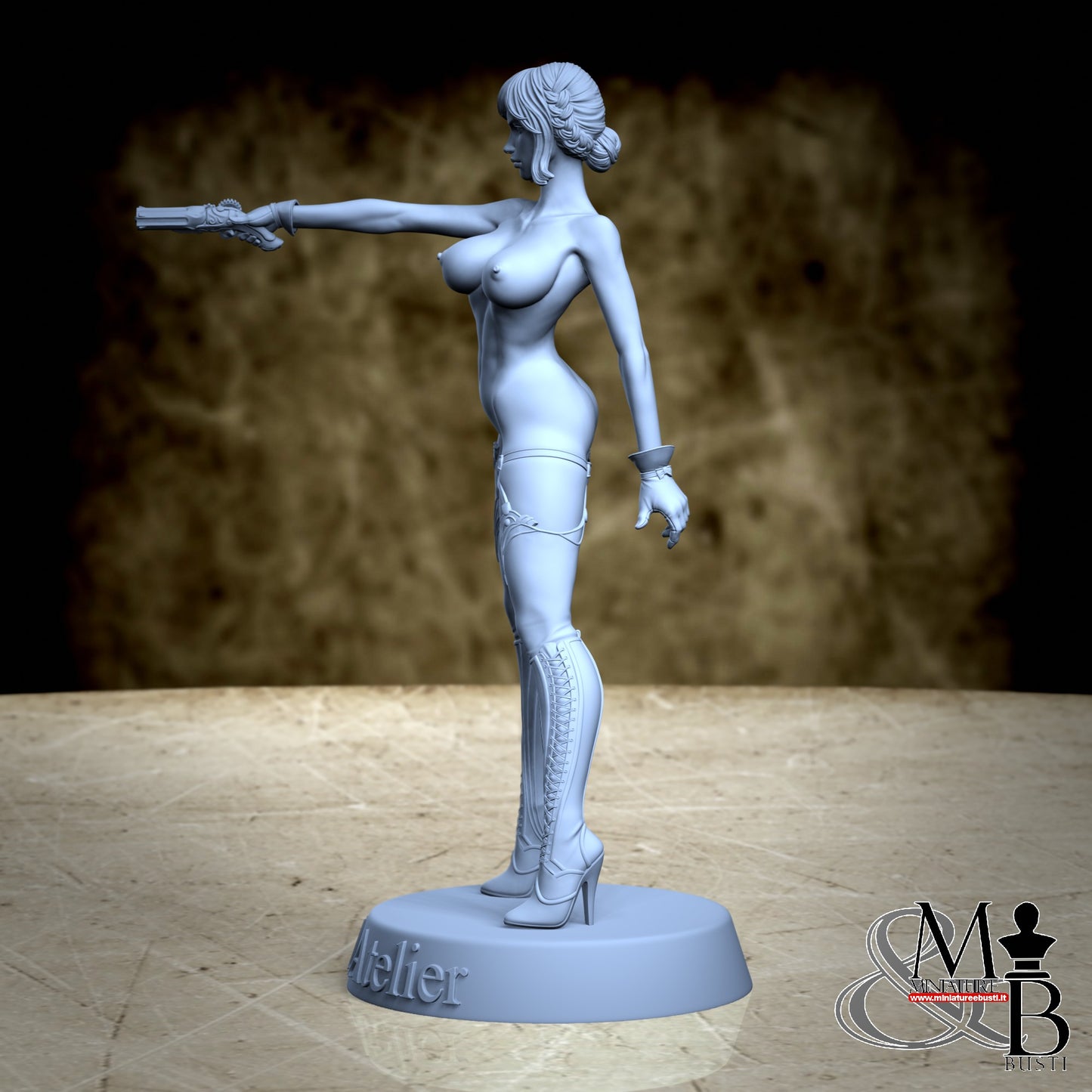 Steampunk Girl - Nuda coppa B