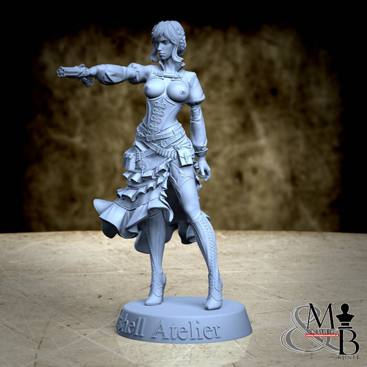 Steampunk Girl - Topless coppa N e spilla